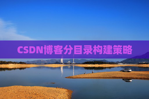 CSDN博客分目录构建策略